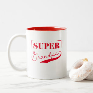 Super Grandpa Two-Tone Coffee Mug