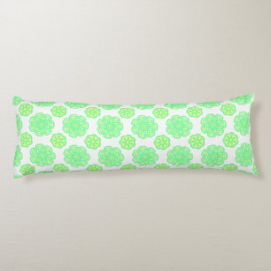 Super green spring pattern body cushion