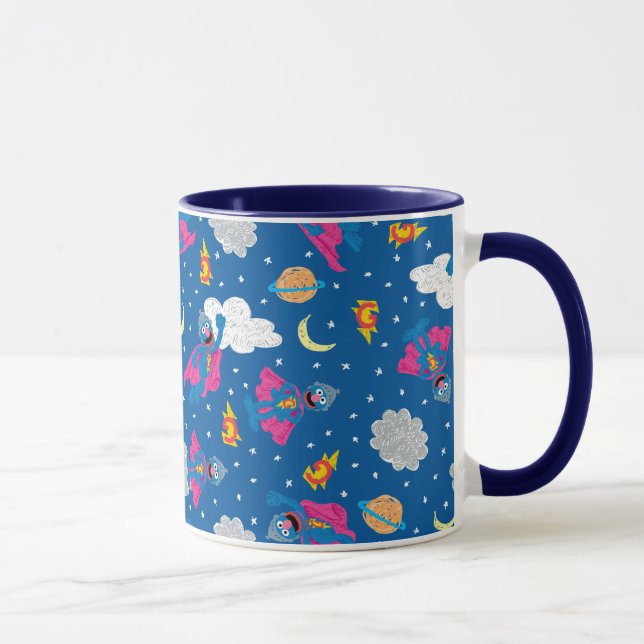 Super Grover 2.0 Night Sky Pattern Mug (Right)