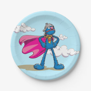 Super Grover 2 Paper Plate