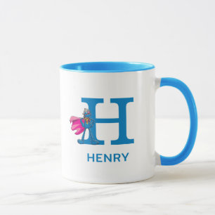 Super Grover Add Your Name & Monogram H Mug