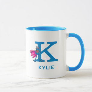 Super Grover Add Your Name & Monogram K Mug