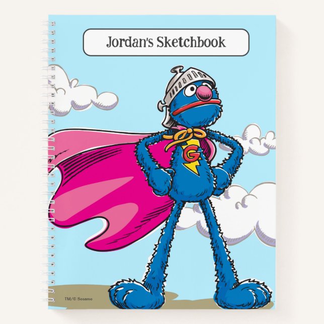 Super Grover Drawing Notebook (Front)