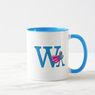 Super Grover Monogram W Mug
