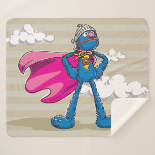Super Grover Sherpa Blanket