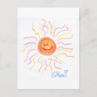 Super Happy Sun Postcard