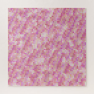 Super Hard Pink Dots Jigsaw Puzzle