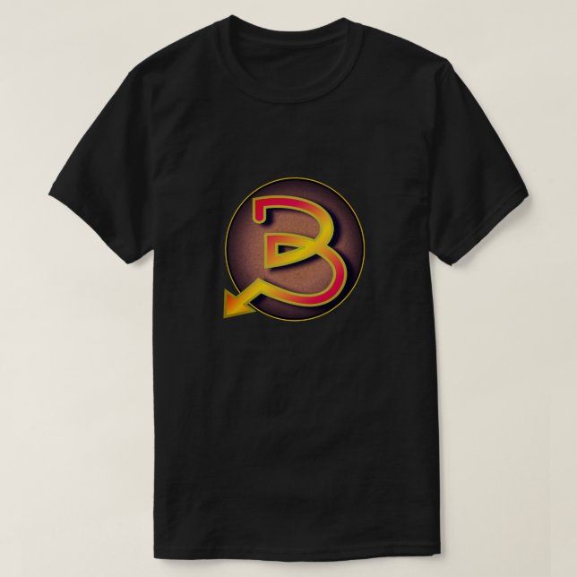 Super Hero "B" Insignia T-Shirt (Design Front)