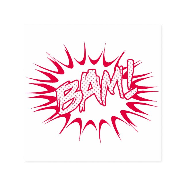 Super Hero Classic Bam! Action Bubble Self-inking Stamp (Design)