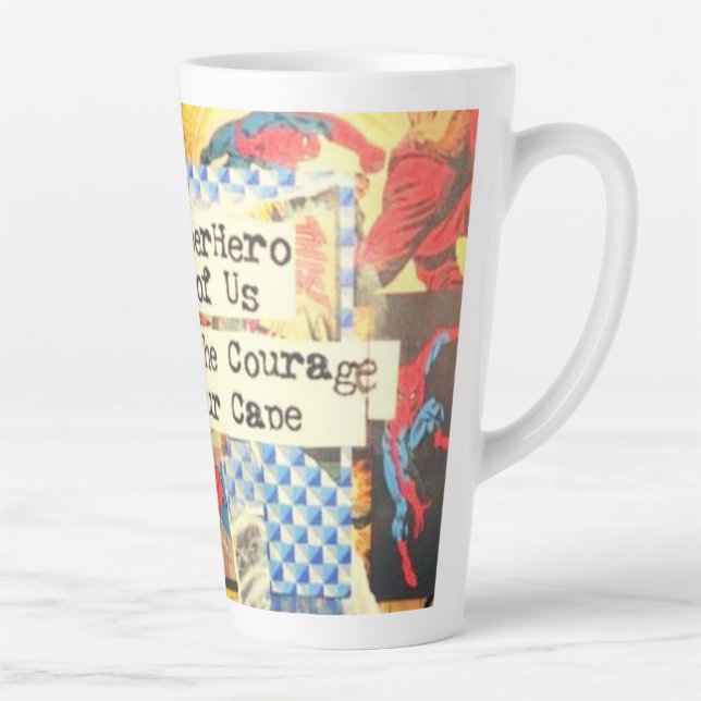 Super Hero Latte Mug (Right)