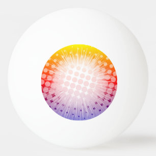 Super Hero Pop Art Purple Ping Pong Ball