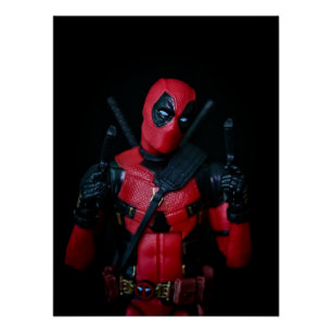 Super Hero Toy Photography designed Poster