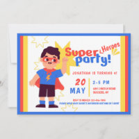 Super Heroes Birthday Party