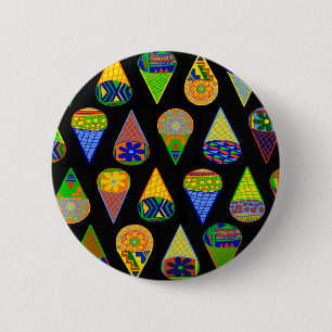 Super Heroes Ice Cream Cones 6 Cm Round Badge