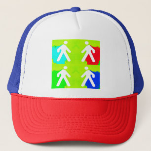 Super heroes trucker hat