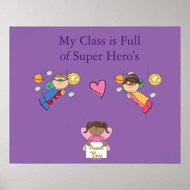 Super Hero's Poster (Front)