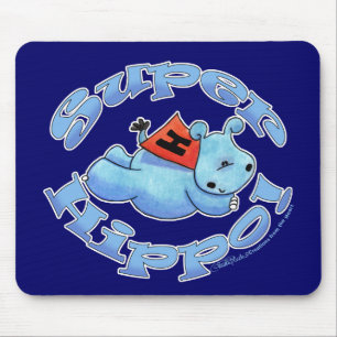Super Hippo Mouse Pad