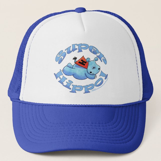 Super Hippo Trucker Hat (Front)