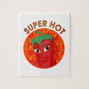 Super Hot Pepper Diva Jigsaw Puzzle