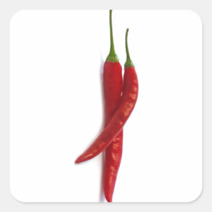 Super hot square sticker