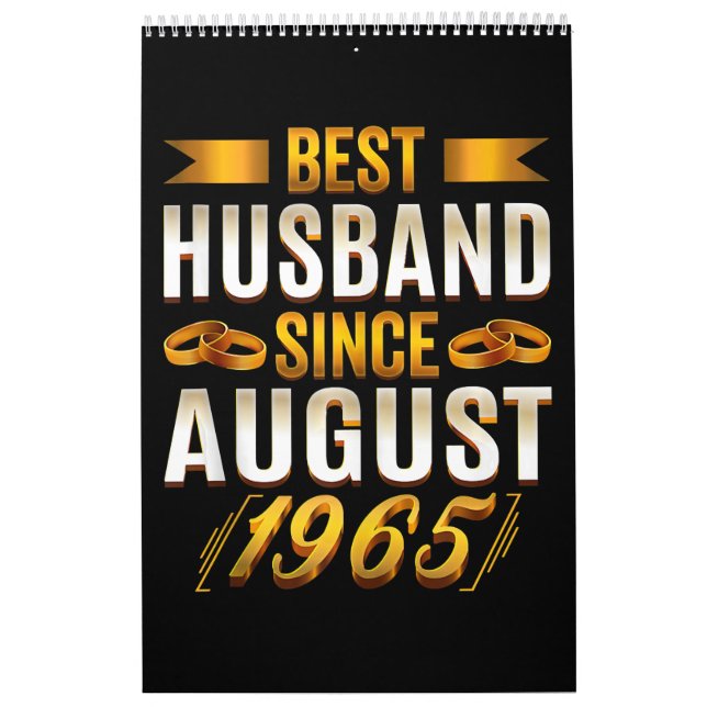 Super Husband Funny Anniversary Wife Calendar (Cover)
