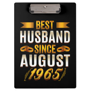 Super Husband Funny Anniversary Wife Clipboard