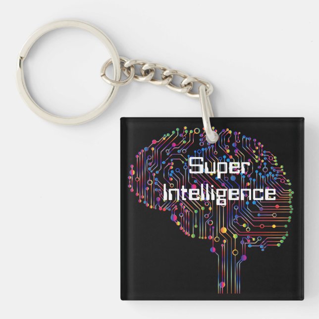 Super Intelligence Technology Key Ring (Front)