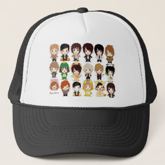 Super Junior (Cartoon Wallpaper )(big) Trucker Hat