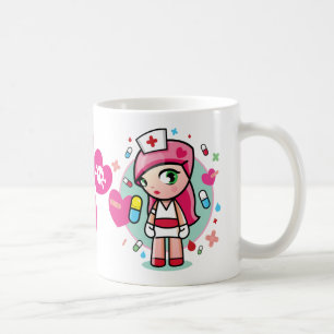 super kawaiii nurse coffee mug