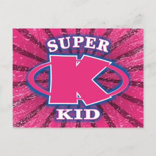 Super Kid Girls Postcard