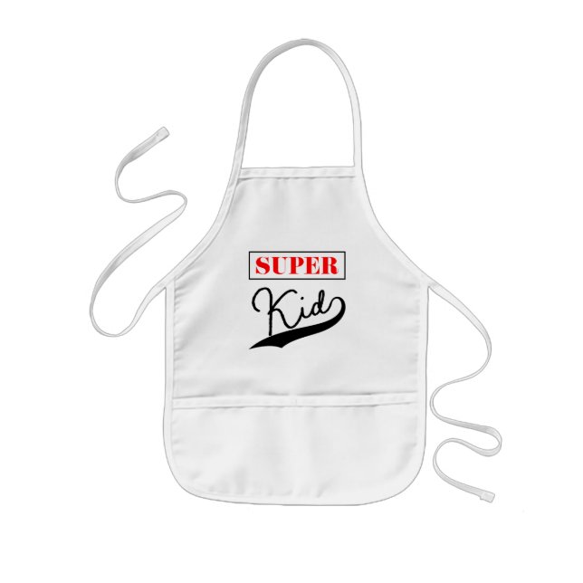 Super Kid  Kids Apron (Front)