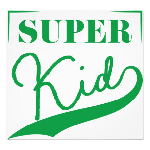 Super Kid Photo Print