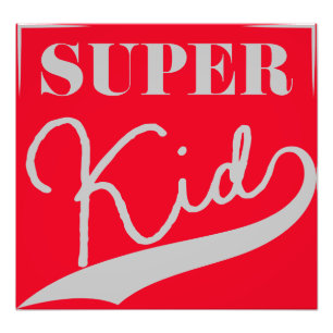 Super Kid Photo Print
