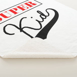 Super Kid Sherpa Blanket