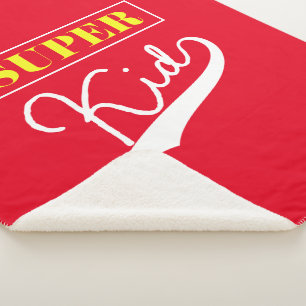 Super Kid Sherpa Blanket