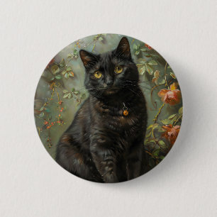 Super Kitty Comes to Town 6 Cm Round Badge