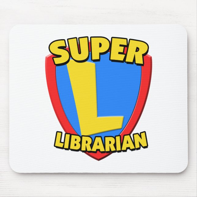 Super Librarian Mouse Pad (Front)
