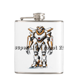super LION robot 2D Home & Living > Kitchen & Di Hip Flask