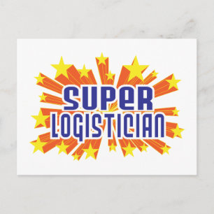 Super Logistician Postcard
