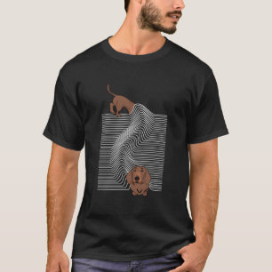 Super Long Undercover Dachshund Funny Wiener Dog T-Shirt