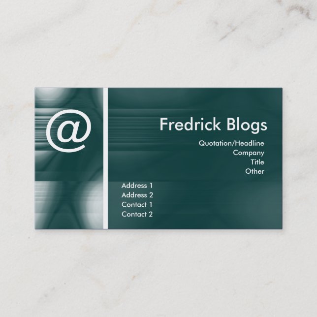 Super Luminal Express Business Card (Front)