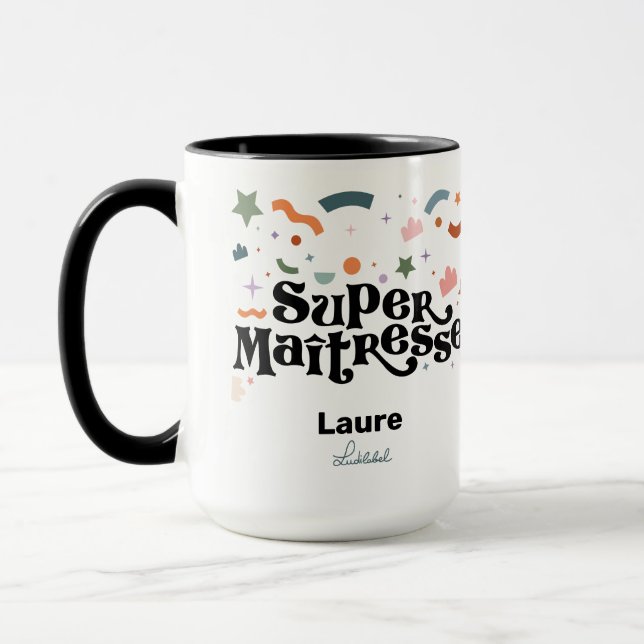 Super Maîtresse Two-Tone Coffee Mug (Left)