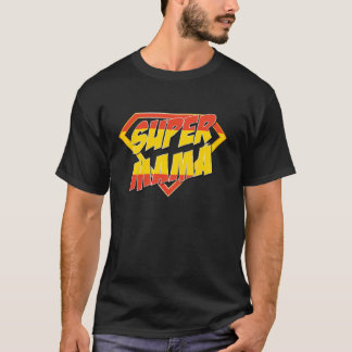 Super Mam Spanish Flag Comic Style Logo  T-Shirt