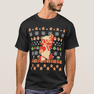 Super Mario Mario Piel Christmas funny T-Shirt