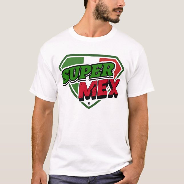 Super Mex Shield LIBRE Label Mexico Tee (Front)