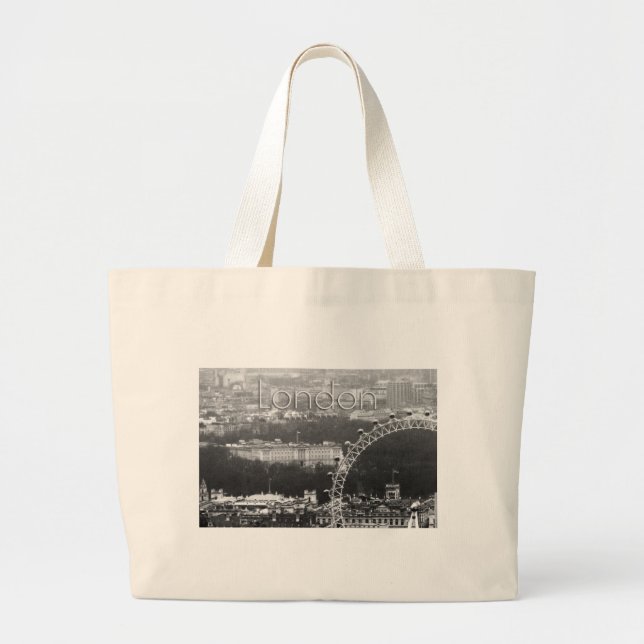 Super! Millennium Wheel London Large Tote Bag (Front)