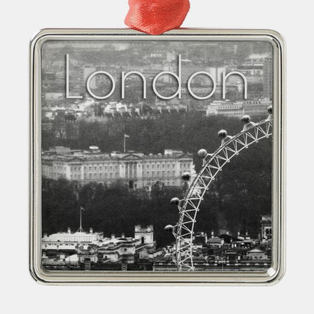 Super! Millennium Wheel" Metal Tree Decoration (Front)