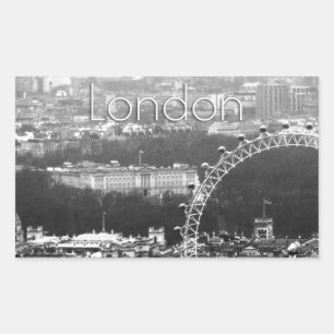 Super! Millennium Wheel" Rectangular Sticker