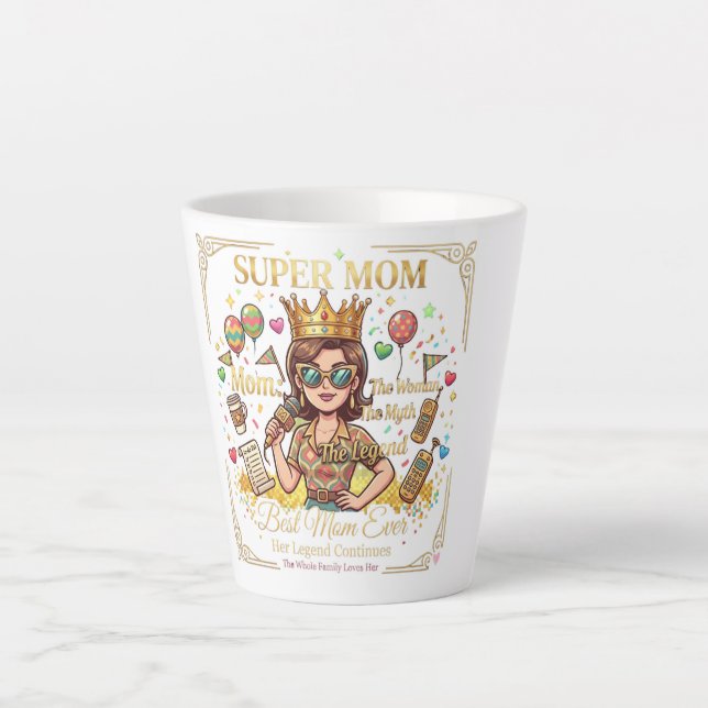 Super mom coffe cup  (Front)