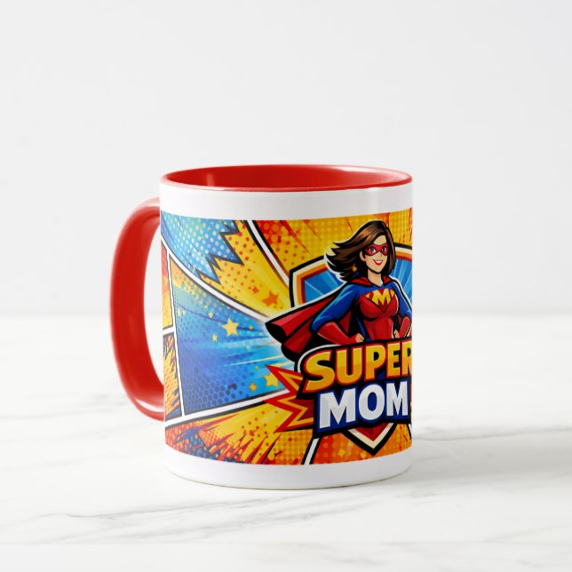 Super Mom Mug (Front Left)